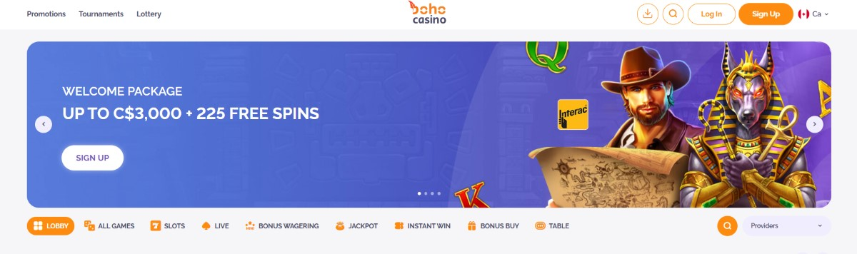 boho casino Gameplay